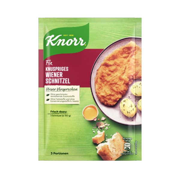 Get your dream Knorr Wiener supply for 3.5 oz. Crispy Fix Schnitzel (100g)