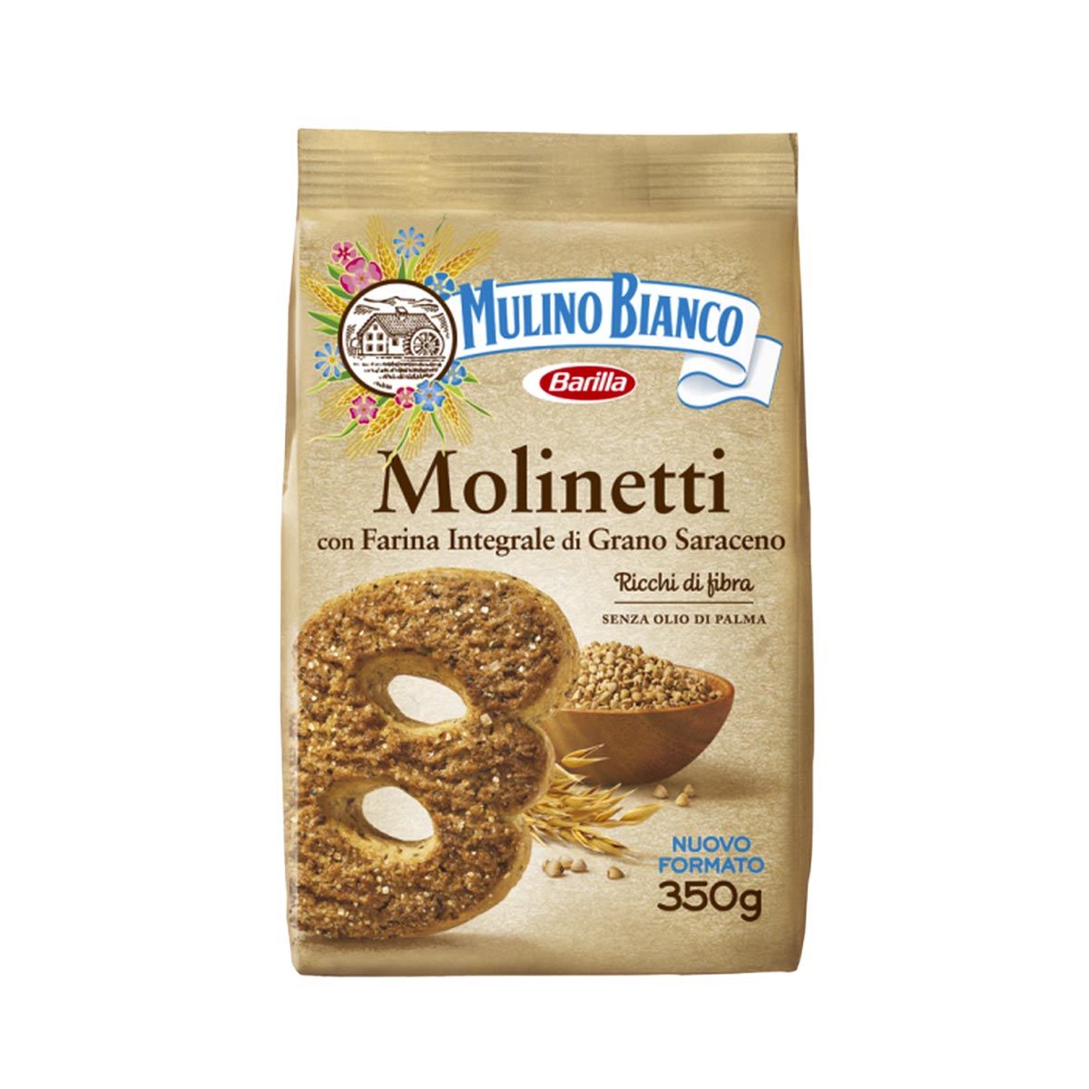 A place to buy Mulino Bianco Molinetti Buckwheat Cookies, 12.4 oz